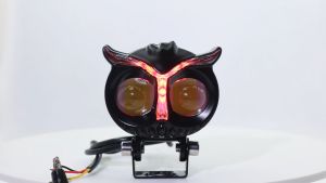 Motorcycles Led Headlight Fog Light Car Dual Color Owl Design Head Light High Quality Light