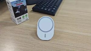 Đế Sạc Điện Thoại Không Dây 15W Trên Ô Tô Giá Đỡ Từ Tính Cho Lỗ Thông Hơi Tương Thích Với Magsafe iPhone Xiaomi Huawei Samsung Sạc Nhanh