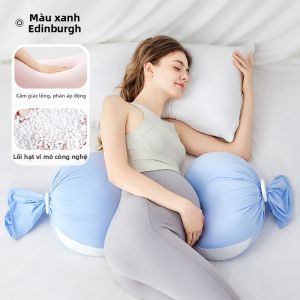 lovemami | Gối Nằm Ngửa Hỗ Trợ Thắt Lưng và Bụng Hình Chữ U Cho Bà Bầu