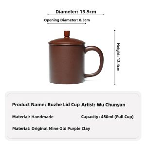 YIHUCHUN | Fine Handcrafted Tea Cup 450ml