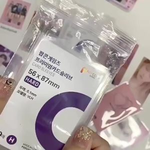 PaperCornerPh - 50pcs Transparent Photocard Protector Flat Card Film Small Cards Protector