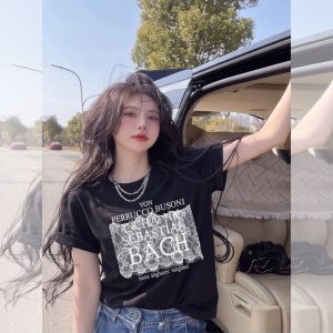 DVDK | Chic Youthful Unique T-Shirt Black