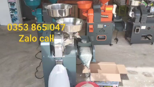 Mẫu Máy Xát Gạo Mới INOX Máy Xát Gạo Nghiền Cám Liên Hoàn Toàn Phát TF800