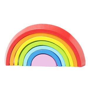 Beech Wooden Montessori Stacking Blocks