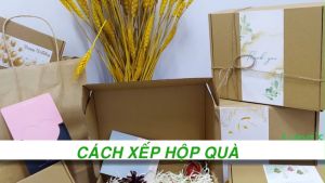 Hộp quà tặng mừng ngày kỷ niệm (11): ngày cưới ngày làm quen ngày gặp nhau kèm thiệp và rơm lót. Nhận thiết kế.