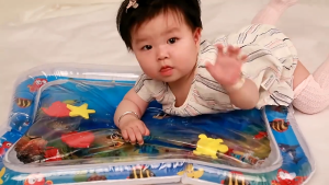 Playmat Baby Kids water play mat Inflatable Tummy Toddler for Baby Fun Activity Play