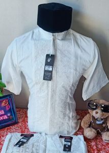 Koko pria dewasa hasgradini//Baju Koko pria jacguard bordir terbaru