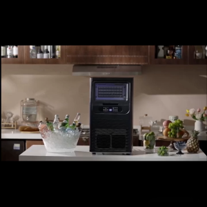 Commercial Ice Maker Machine 30kgs/24h Under Counter with Water Filter and Storage Heavy Duty Material