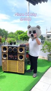 [ HOT] Micro Có Dây SH988 -Micro Karaoke Sang Trọng Bền Bỉ Hát Hay Chất Âm Dày Siêu Bắt Tiếng Chống Hú Dây Dài 7 Mét