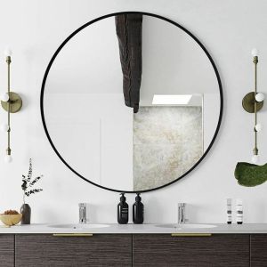 Cermin Wastafel Dekorasi Dinding Cermin Kamar Mandi D40