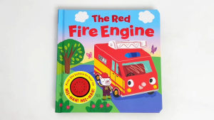 Noisy Red Fire Engine Sound Book To Hear Siren Sound & Read Story For Kids