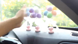 Dekorasi Interior Mobil Ornamen Balon Hiasan Mobil Pajangan Dashboard Mobil Lucu OTO4016
