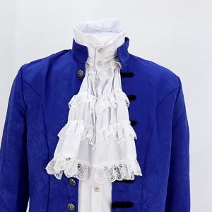 Men Steampunk Trench Coat/Shirt Vintage Prince Overcoat Medieval Renaissance Jacket Victorian Edwardian Cosplay Costume