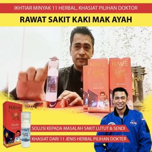 Say Goodbye to Migraine and Headache with Have Herbal Spray by Sheikh Muszaphar / Teknologi Nano spray sakit sendi kaki / new have herbal spray joint care cream 2026 pack