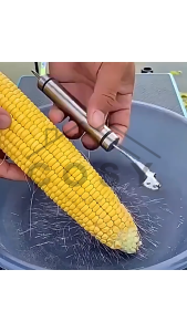 COSY Alat Pengupas Jagung Stainless Steel Parutan Biji Jagung Corn Peeler Stripper Pisau Serut Alat Pengupas Biji Jagung Stainless Steel
