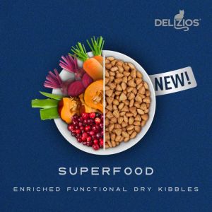 Delizios Care Hairball Control / Sensitive Skin & Coat / Indoor Weight Control Cat Food 1KG