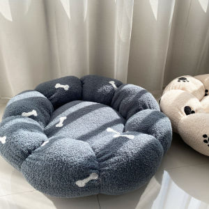 Warm Floral Dog And Cat Nest Small Size for Puppies And Kittens Popular Internet Model Pet Bed Soft PP Cotton Material