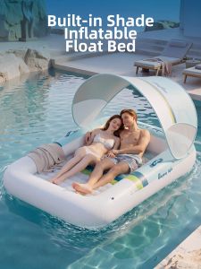 ZHIDIXING | Adult Inflatable Floating Bed With Sunshade
