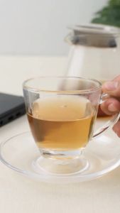 Brewsuniq - Blink Glass Cappuccino Cup Series / Gelas Minum Cantik Unik Estetik Minimalis