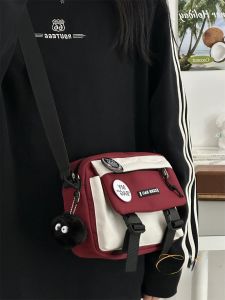 Retro Versatile Small Crossbody Bag Womens Casual Style Lightweight Mobile Phone Bag Single Shoulder Sling Bag for Students