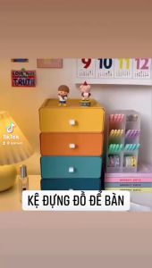 [HCM] Hộp Đựng Đồ Có Ngăn Kéo Nhiều Màu Sắc Có Thể Xếp Nhiều Tầng -Randy