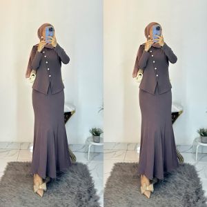 Aruki Set Rok Mermaid Kancing