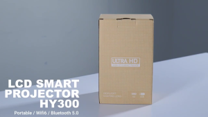 Monoz HY300 Aura Mini Projector Android 13 | 130" HD | 8000 Lumens | WiFi 6 & BT | HDMI | Portable Home Theater