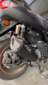 SILINCER ORIGINAL R1 EXHAUST TYPE SCORPION BLACK COATING