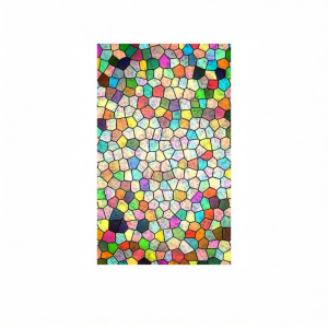 Static Cling Frosted Glass Film Self Adhesive Window Decal Bathroom Sticker European Style Colorful Matte Finish No Glue Needed