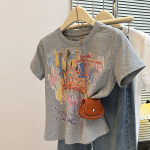 MISHANGYICHU | Korean Style Loose Slimming T-Shirt