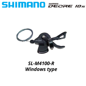 SHIMANO | Shimano Deore M4100 1x10S RAPIDFIRE PLUS Shifting Lever Clamp Band 10 Speed SL-M4100 Shifter Lever Bicycle Switch 10V 10S