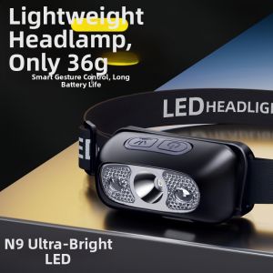 BAIXITANG | Fishing Specific Motion Sensing Ultra Bright Long Battery Life Rechargeable Headlamp