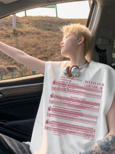 Extra Large Size Mens Fitness Sport Sleeveless T-Shirt Pure Cotton Loose Summer Top Shoulder Sleeve Vest Breathable Casual