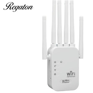 Regaton High-Performance 5GHz WiFi Extender Signal Booster for Home Long Range Internet Coverage with Ethernet Port 9850 Sq Ft