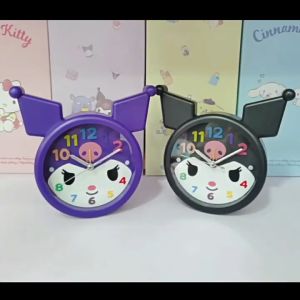 🌟 SG LOCAL STOCK🌟3605) SANRIO KUROMI TABLE /WALL CLOCK CUTE DECORATION