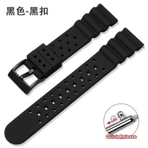 Silicone Rubber Strap 20mm 22mm Men Diving Waterproof Sports Watchband Quick Release Bracelet for Seiko 5 for Citizen Watch Band