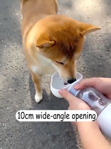 Dog Feeder Bowl 2 in 1dog feeder dispenser dog feeders and wateners Pet Cup Portable Water Bottle Dog Feeder Cat Dog Food Bowl  Accompanying Cup Travel Water Bottle Outdoors Dispenser For Cats Dogs Automatic Feeders Large Capacity Drinking Waterer