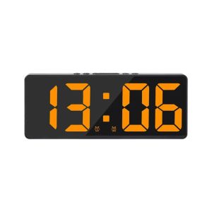 Multifunctional LED Number Clock Color Nightlight Temperature Calendar Alarm Large Digital Electronic Backlight Home Decor
