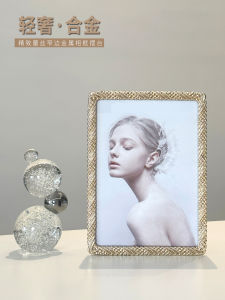 Khung Ảnh Kim Loại Sang Trọng Khung Ảnh Treo Tường Bằng Kim Loại 7 Inch 6 Inch 4 Inch 8 Inch Khung Ảnh Để Bàn Phong Cách Mỹ Và Châu Âu