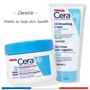 Cerave SA Smoothing Cream (177ml / 340g) Salicylic Acid Body Moisturizes For Dry Rough Bumpy Skin