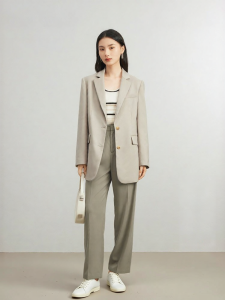 Áo Blazer Đơn Giản Phong Cách Hàn Quốc Mùa Xuân Mới Kiểu Kinh Doanh Thời Trang Cho Người Đi Làm