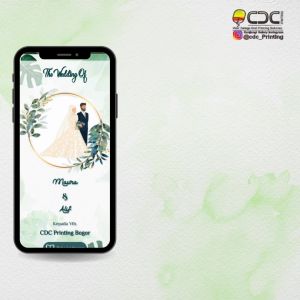 UNDANGAN PERNIKAHAN DIGITAL WEBSITE CANTIK ELEGAN DAN UNIK