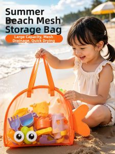 WEIBAI | Portable Beach Toy Storage Bag Mesh