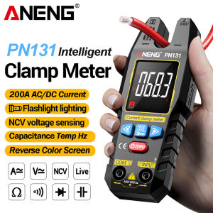 ANENG | ANENG PN131 Rechargeable Clamp Meter 4000 Counts Professional AC DC Voltmeter Ammeter NCV Resistance Electrician Measuring Tool