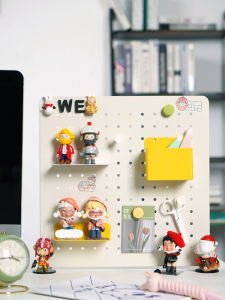 MUFANSEN | Desk Free-standing Metal Pegboard Organizer