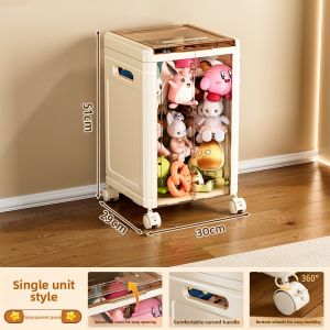 MEIZHUFU | Large Capacity Toy Storage Box with Flip Lid