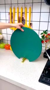 Talenan Bulat Anti Jamur 2in1 Alas Tatakan Pemotong Cutting Board Anti Bacteria Anti Slip | Source Project