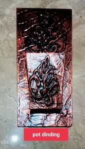 pot hias dinding Artificial premium diameter 15 x30 cm