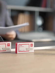 Deli Staples 24/6 12 Standard 1000 PCS / Box for Office Stationery Compatible with standard staplers durable