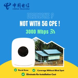 China Telecom 5G CPE S100 Modem & Wireless Router [Just Input Sim Card Then Can Enjoy 5G Network]